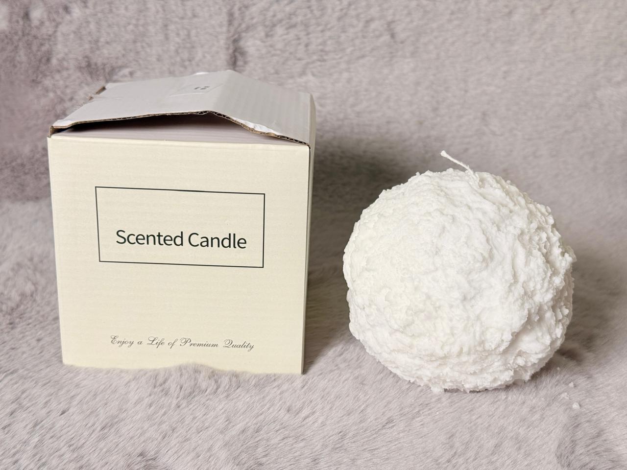 Luxury Textured Sphere Scented Candle