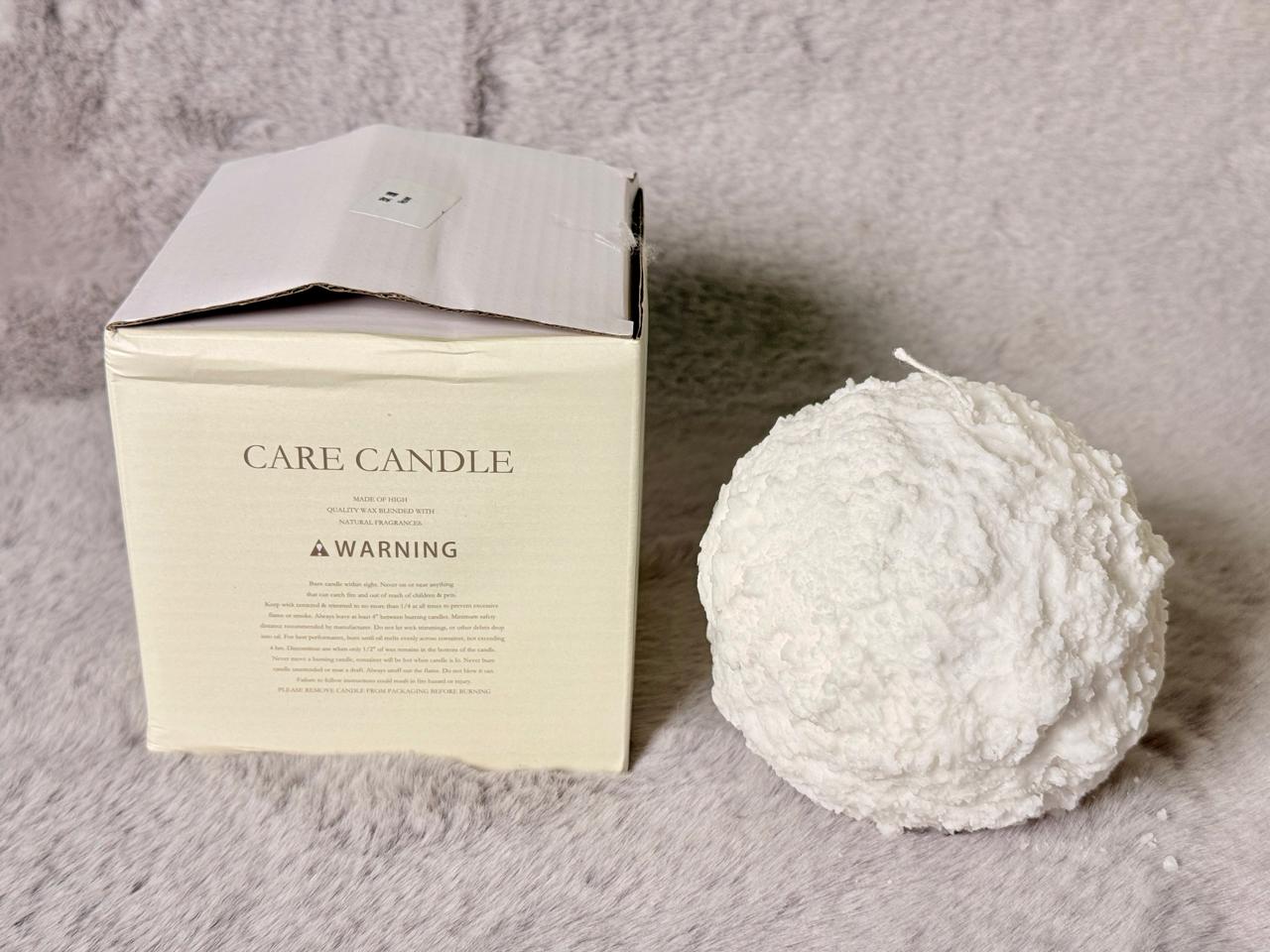 Luxury Textured Sphere Scented Candle